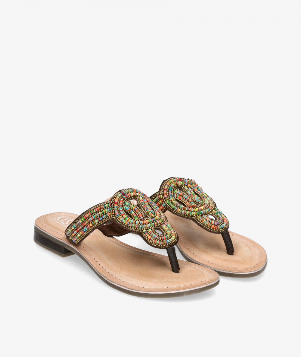 Sandalias Kissia  CHENAI KG 9018 en marrón