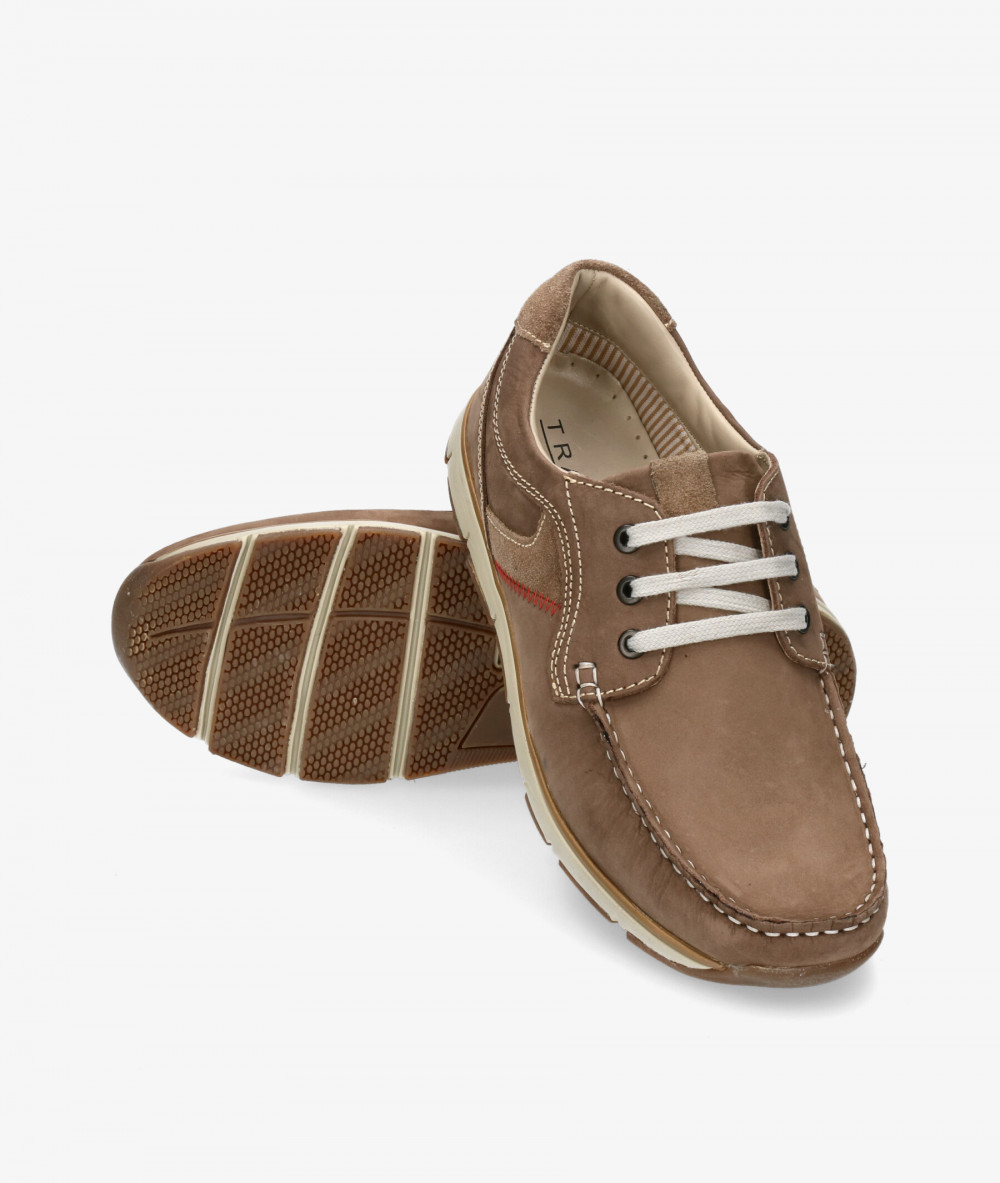Naúticos Traveris ALTEA 3452 en nobuck taupe Naúticos Traveris ALTEA 3452 en nobuck taupe