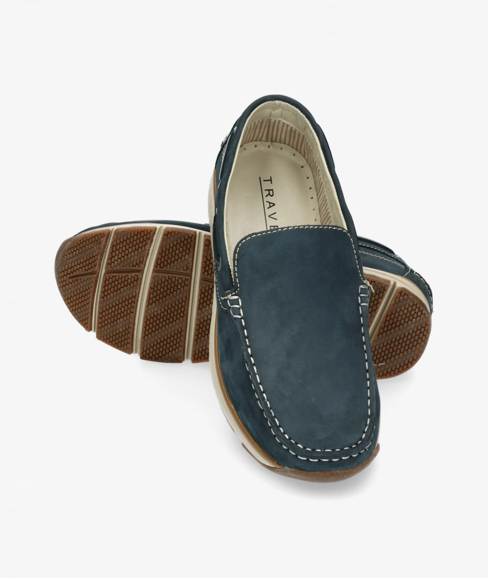 Naúticos Traveris MARBELLA 2979 en nobuck azul Naúticos Traveris MARBELLA 2979 en nobuck azul