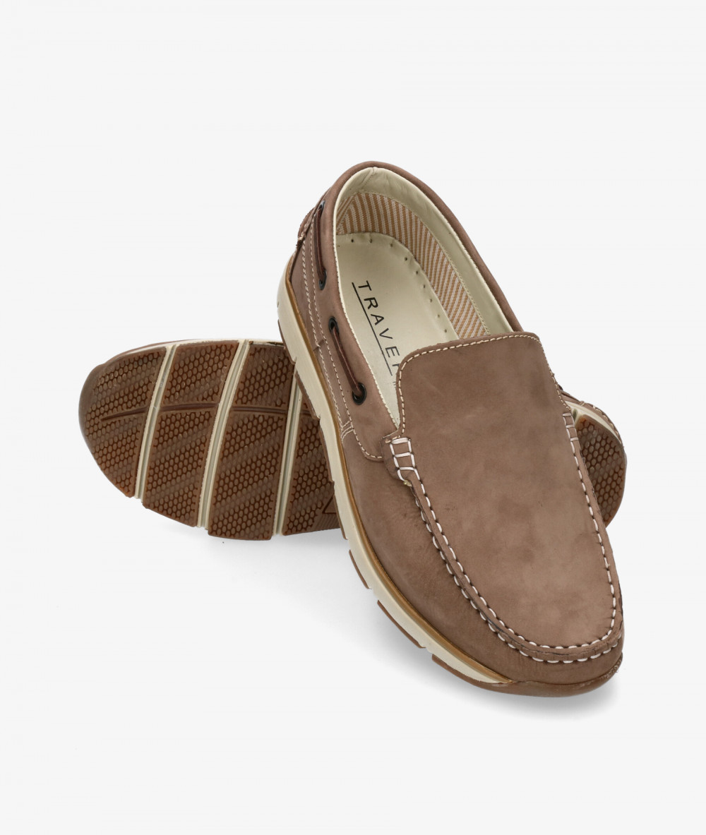Naúticos Traveris MARBELLA 2979 en nobuck taupe Naúticos Traveris MARBELLA 2979 en nobuck taupe