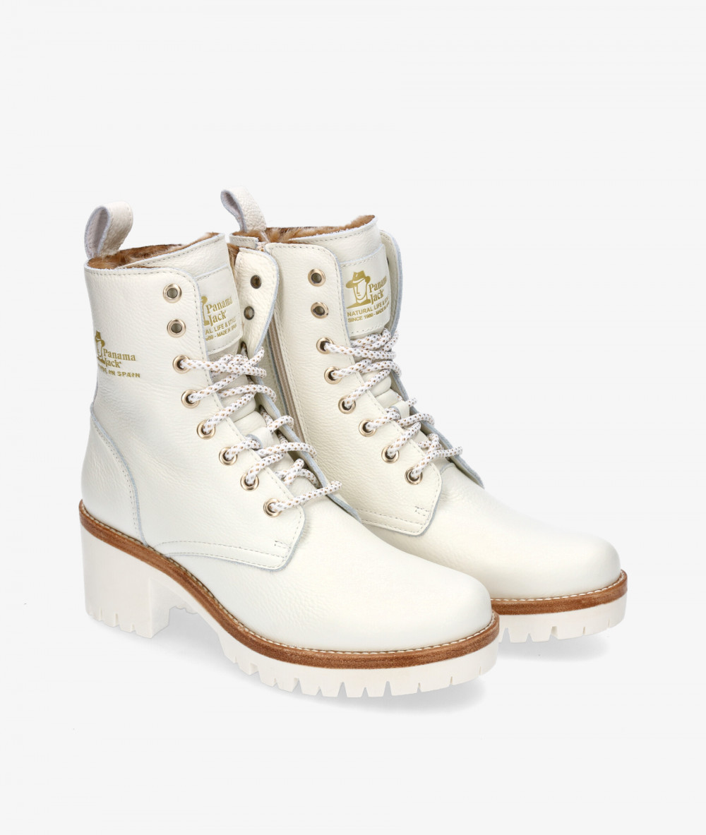 Botines Panamá Jack PADMA B12 en blanco