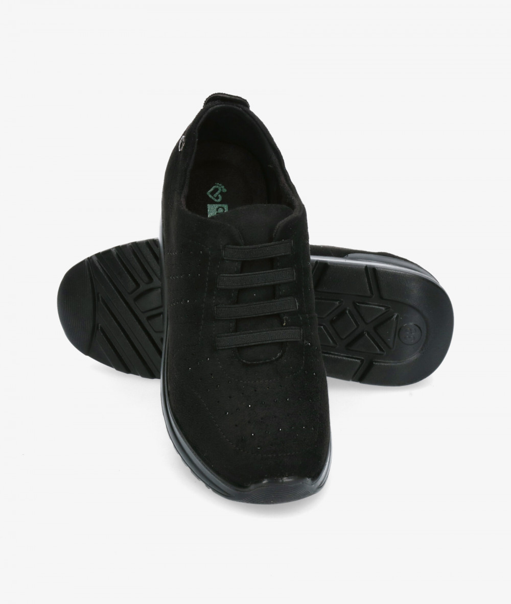 Zapatos confort Amarpies 22327 en negro Zapatos confort Amarpies 22327 en negro