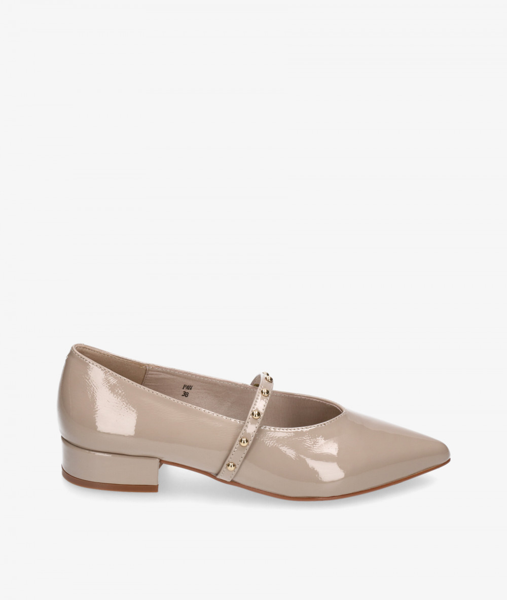 Stephen Allen Mercedes K19123-29 PAN in taupe patent leather Stephen Allen Mercedes K19123-29 PAN in taupe patent leather