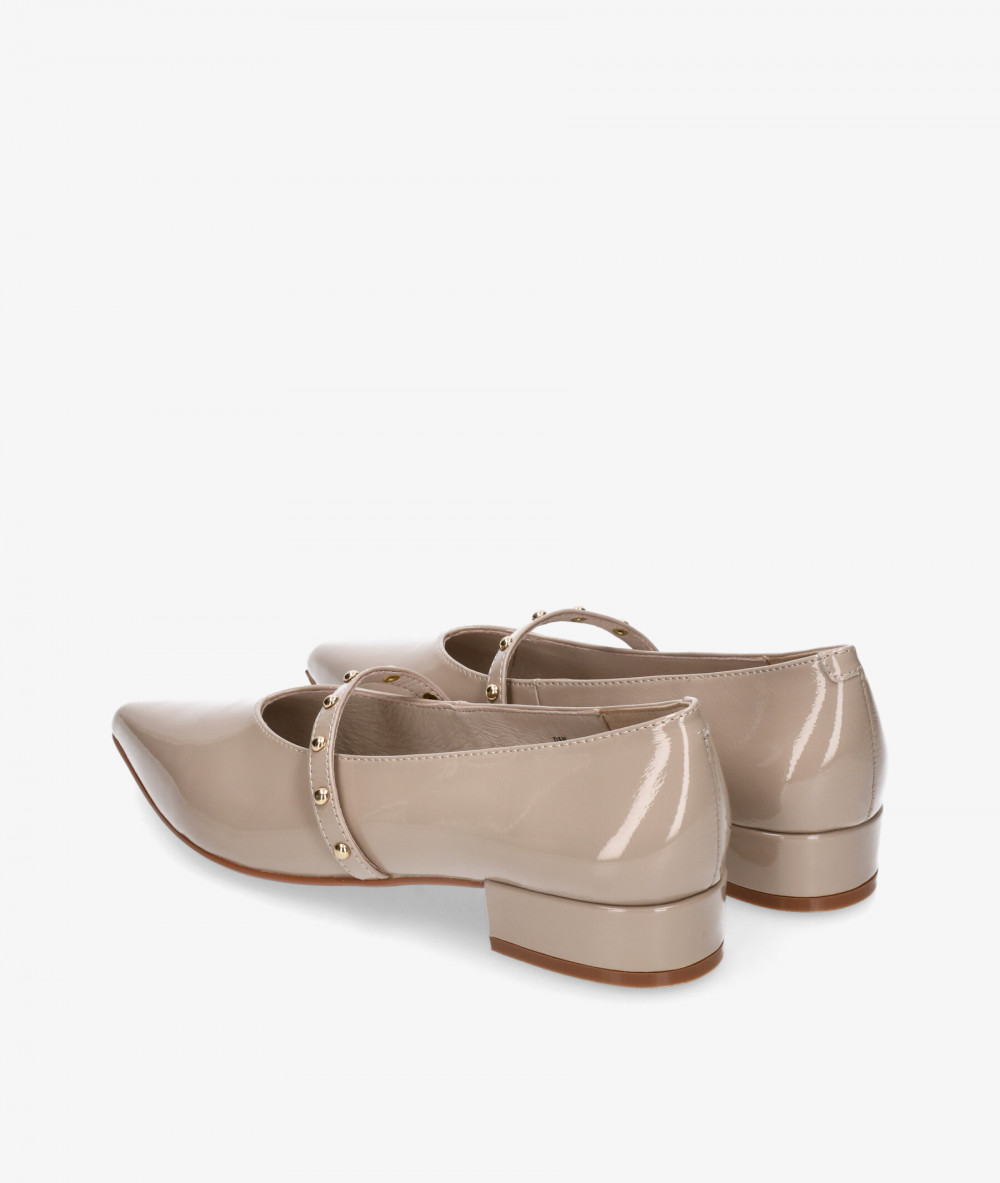 Stephen Allen Mercedes K19123-29 PAN in taupe patent leather Stephen Allen Mercedes K19123-29 PAN in taupe patent leather