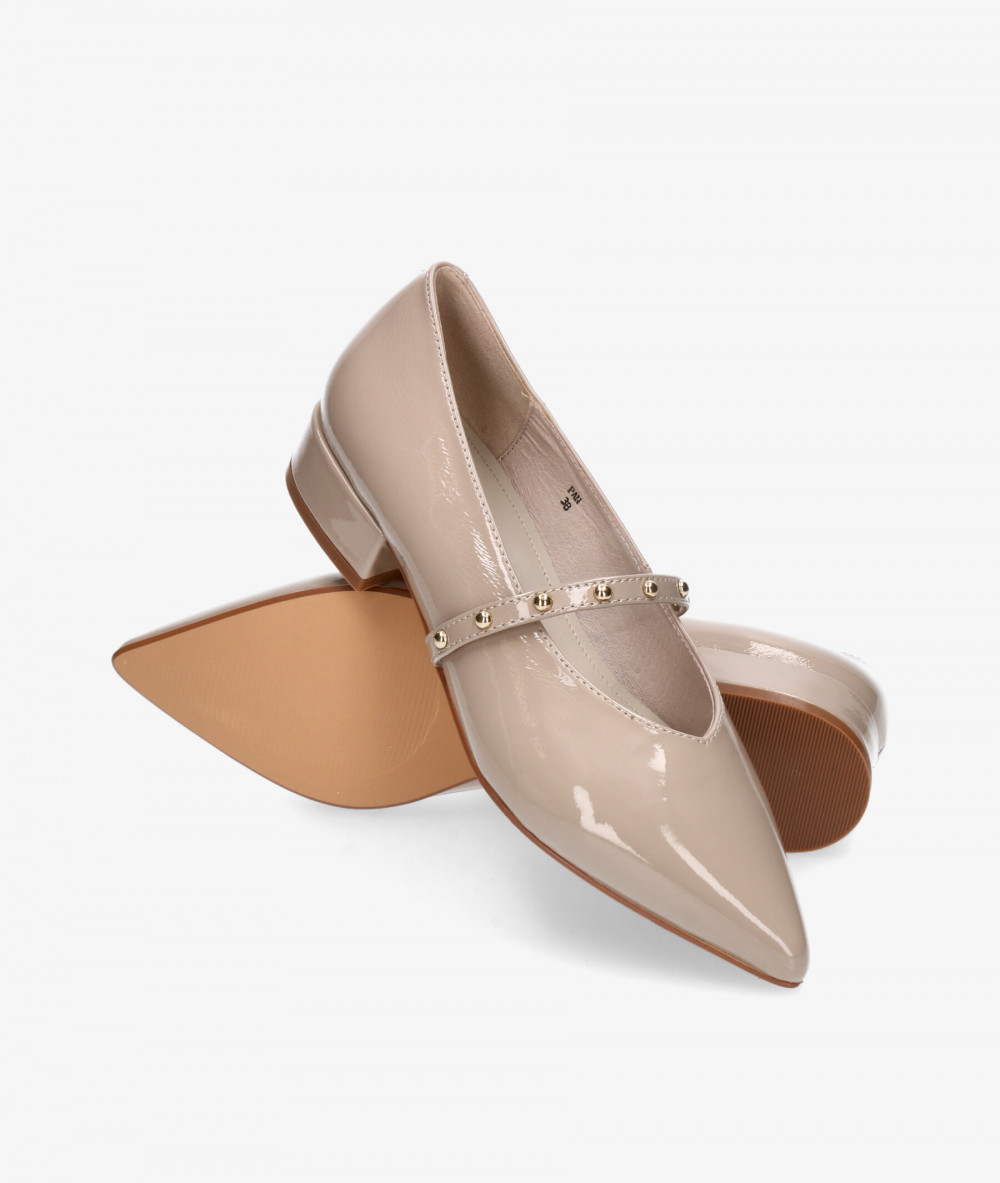 Stephen Allen Mercedes K19123-29 PAN in taupe patent leather Stephen Allen Mercedes K19123-29 PAN in taupe patent leather