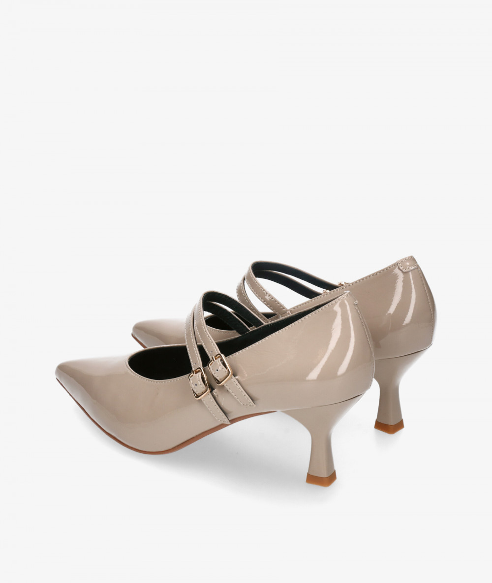 Merceditas Stephen Allen SELENE 3699-7 en charol taupe Merceditas Stephen Allen SELENE 3699-7 en charol taupe