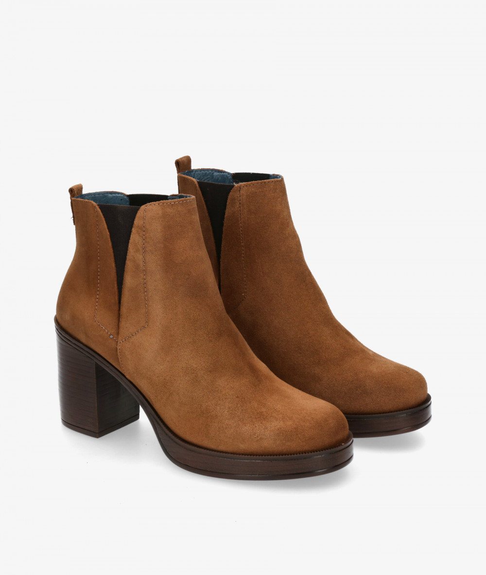 Botines Funny Lola  452 en serraje cuero Botines Funny Lola  452 en serraje cuero