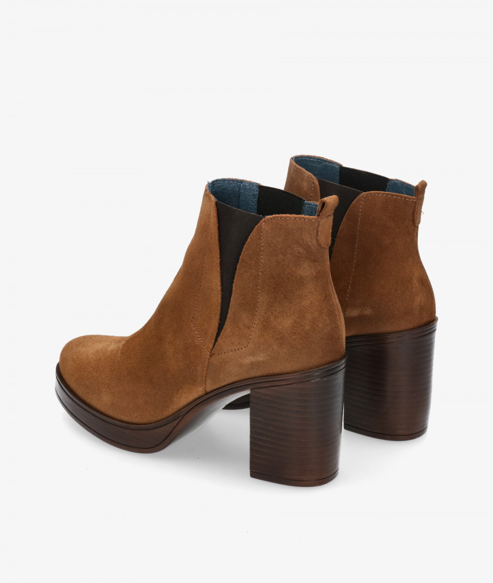 Botines Funny Lola  452 en serraje cuero Botines Funny Lola  452 en serraje cuero