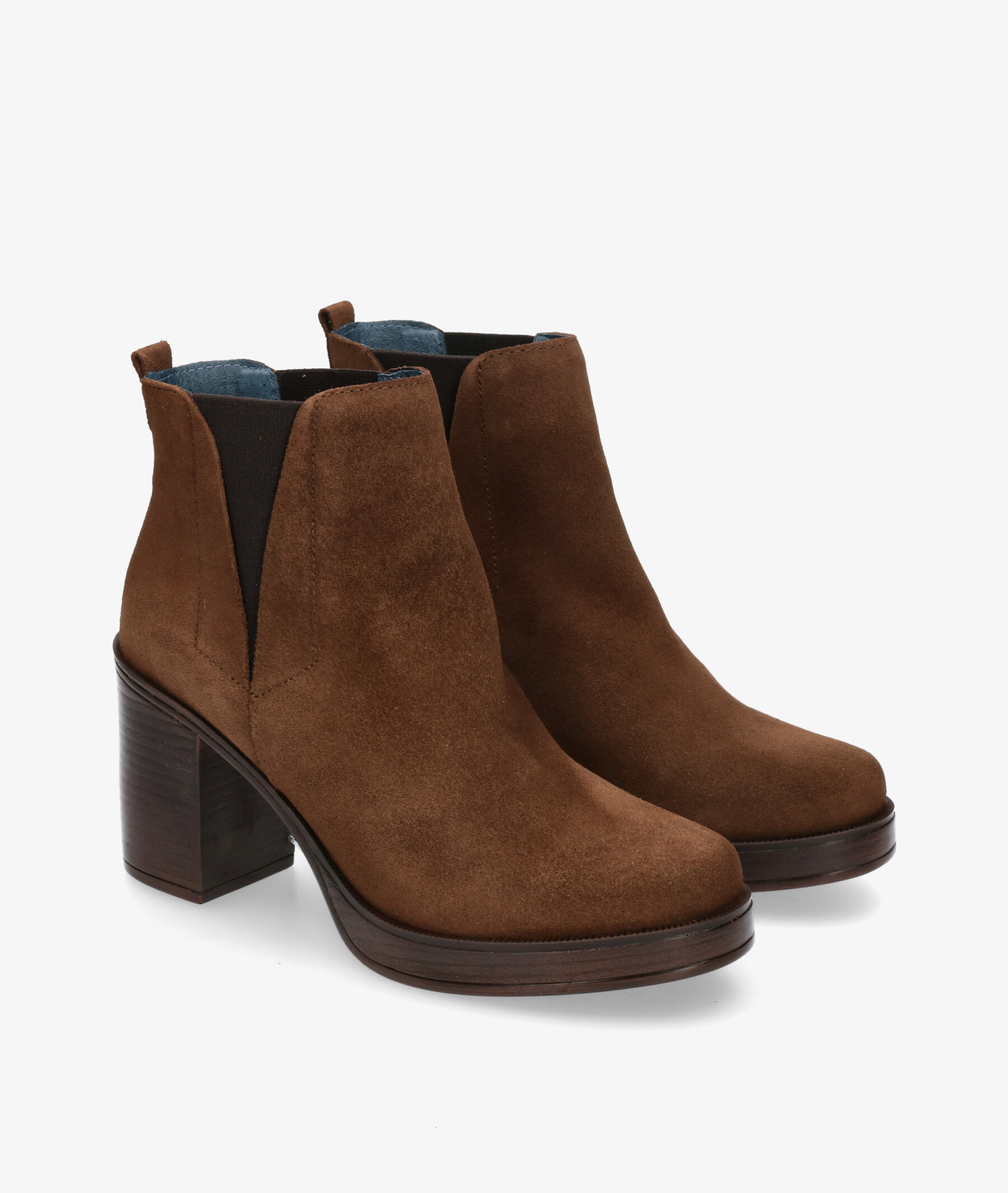 Botines Funny Lola 452 en serraje taupe