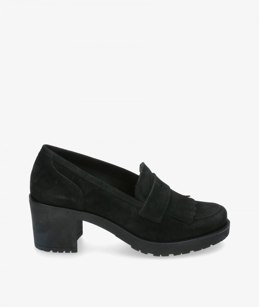 Zapatos de tacón Funny Lola 251 en serraje negro Zapatos de tacón Funny Lola 251 en serraje negro