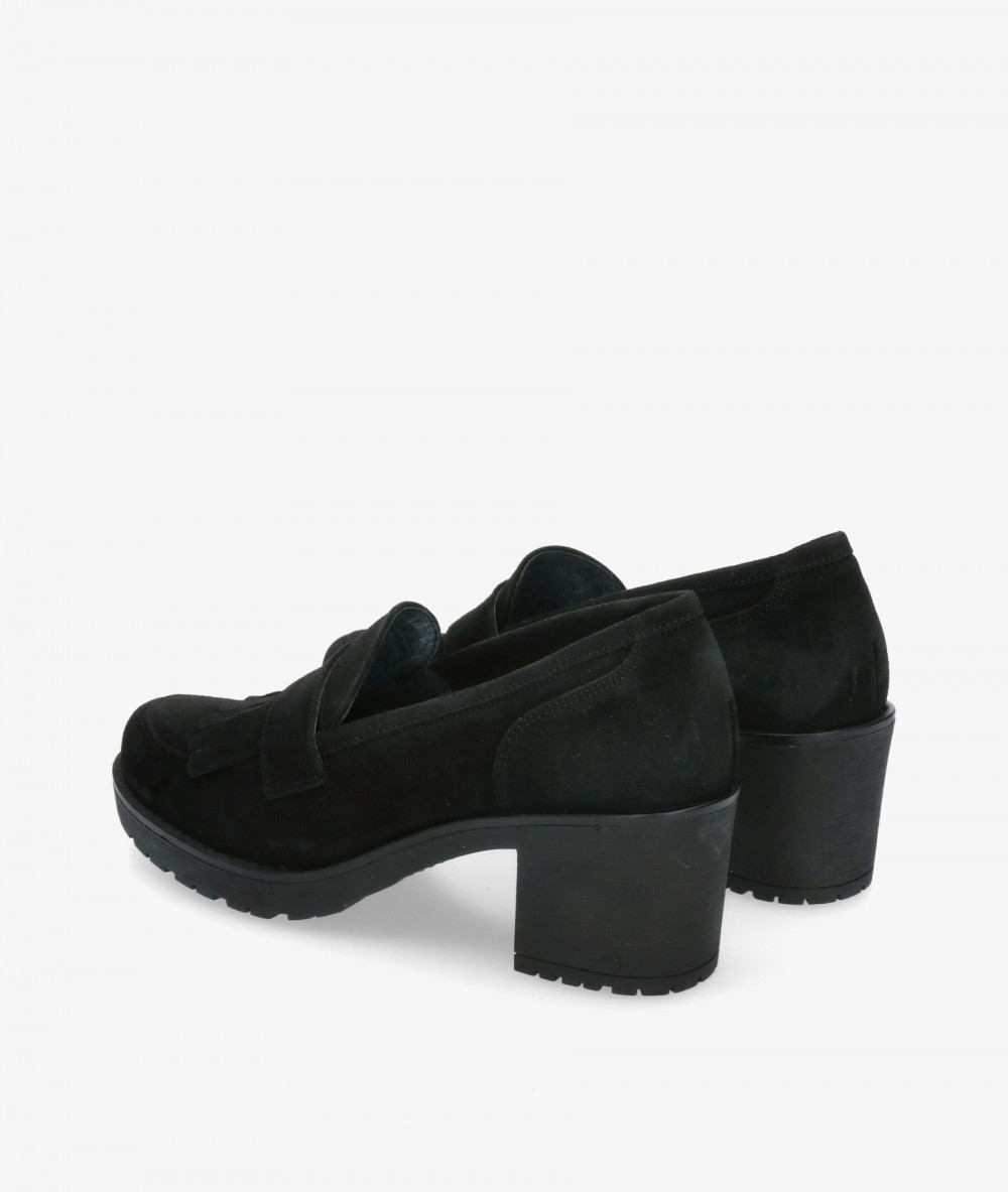 Zapatos de tacón Funny Lola 251 en serraje negro Zapatos de tacón Funny Lola 251 en serraje negro