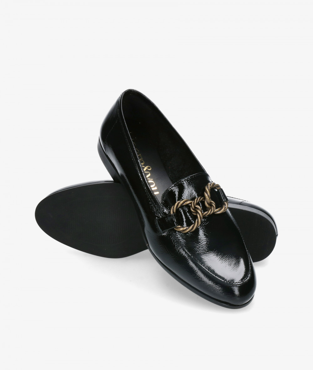 Mocasines bloom&you MARION en charol negro Mocasines bloom&you MARION en charol negro