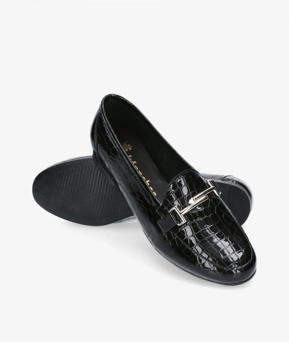 Mocasines Kénnebec 3567 en charol negro Mocasines Kénnebec 3567 en charol negro