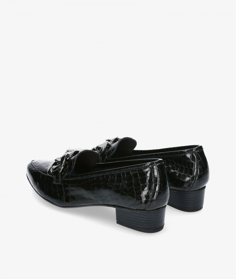 Zapatos de tacón Kénnebec 3972-R en charol negro Zapatos de tacón Kénnebec 3972-R en charol negro