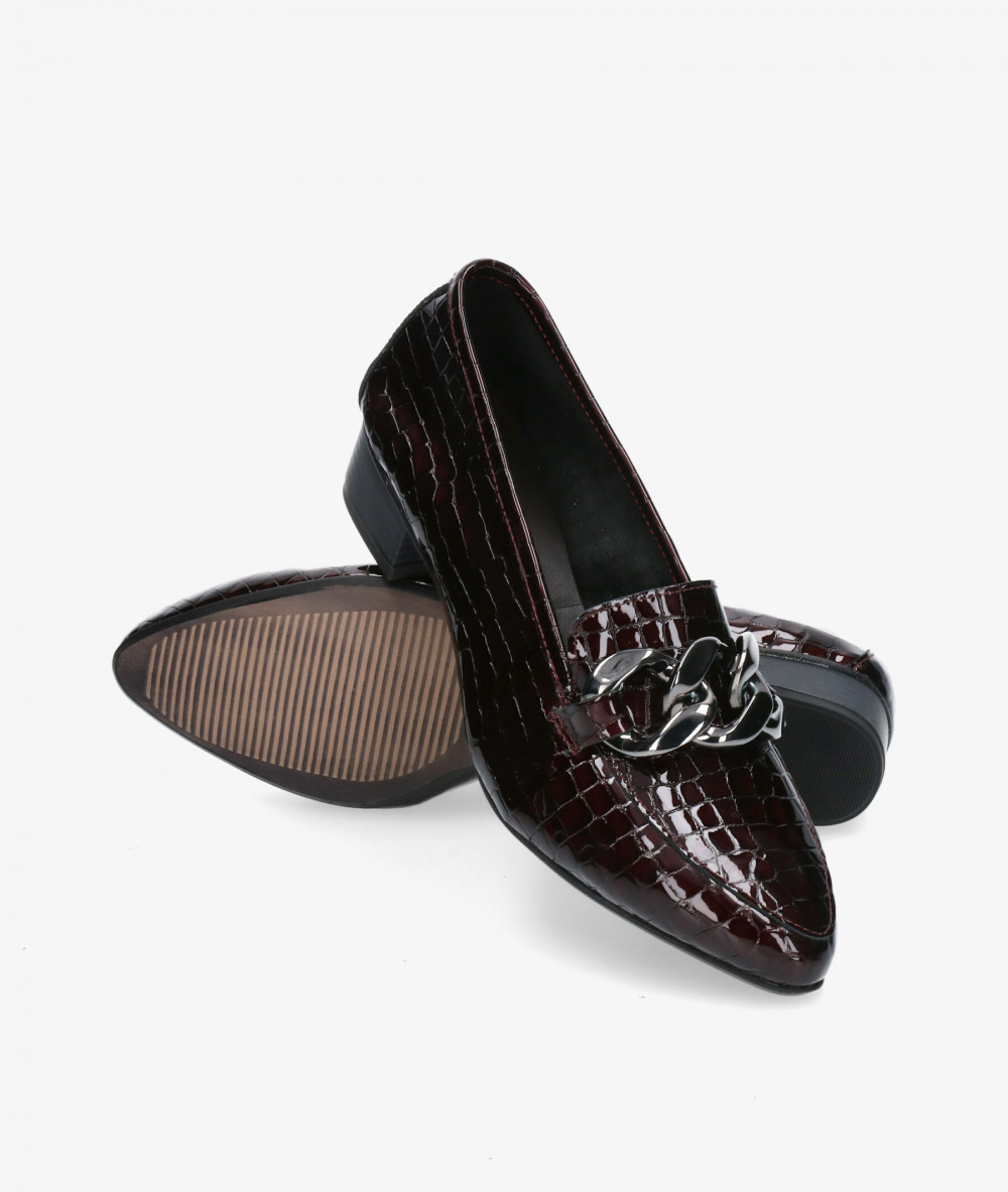 Zapatos de tacón Kénnebec 3972-R en charol burdeos Zapatos de tacón Kénnebec 3972-R en charol burdeos