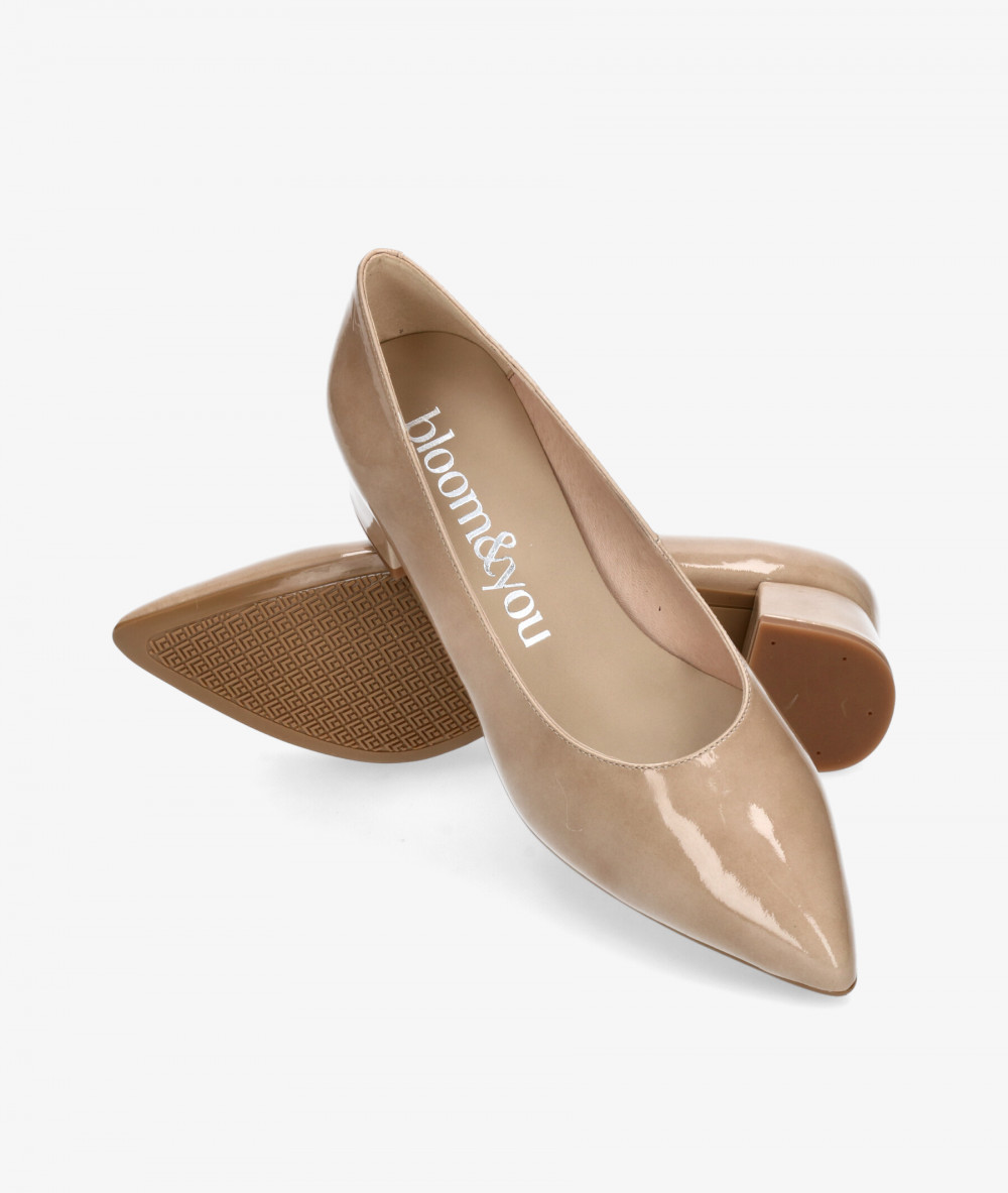 Salones bloom&you 755 en charol taupe Salones bloom&you 755 en charol taupe