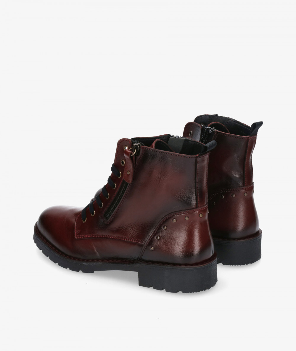 Botines Rhostock  13608 en burdeos Botines Rhostock  13608 en burdeos