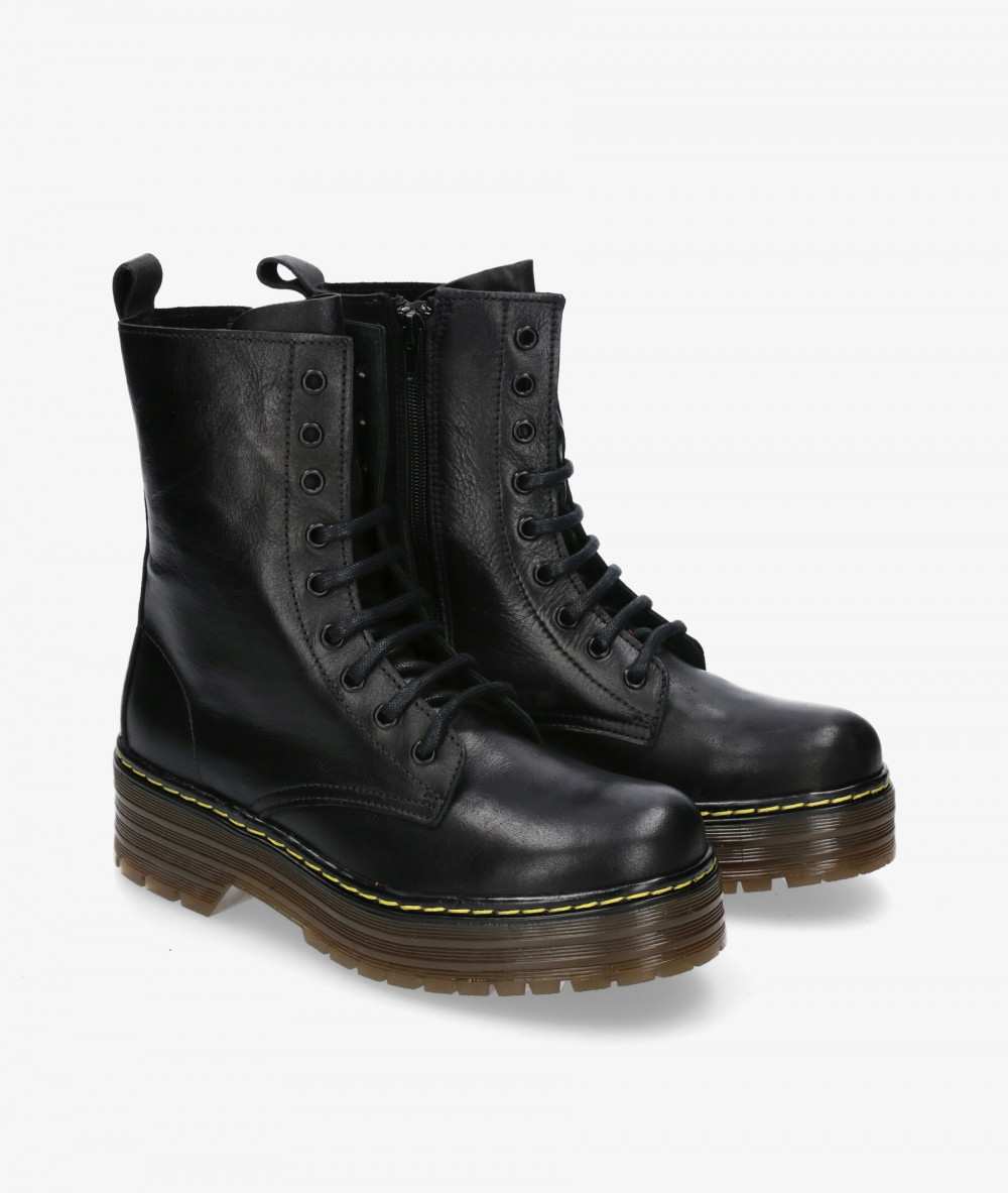 Botines Rhostock  13618 en negro