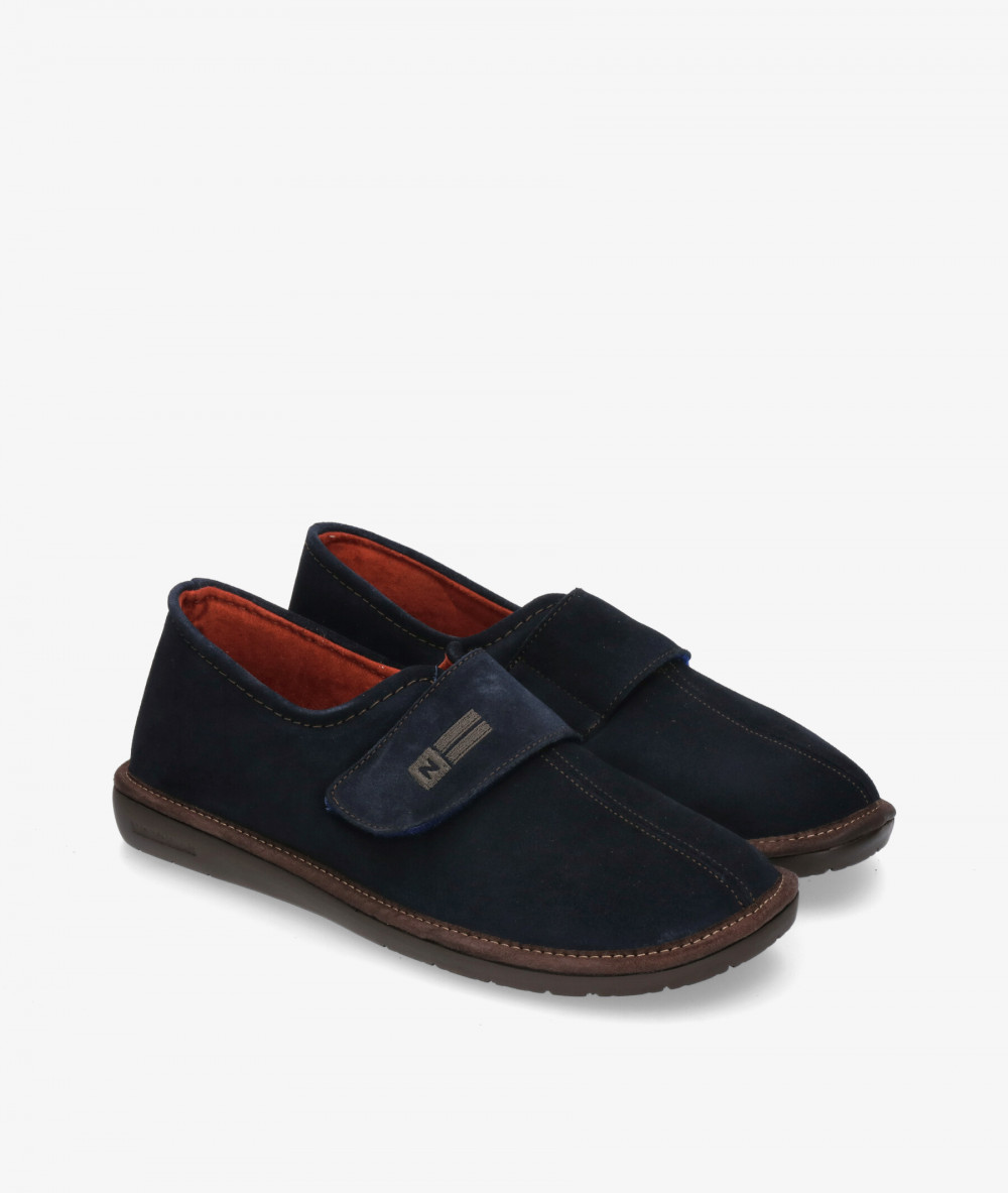 Zapatillas de casa Nordikas  374/F en azul marino Zapatillas de casa Nordikas  374/F en azul marino