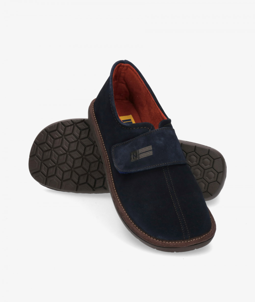 Zapatillas de casa Nordikas  374/F en azul marino Zapatillas de casa Nordikas  374/F en azul marino