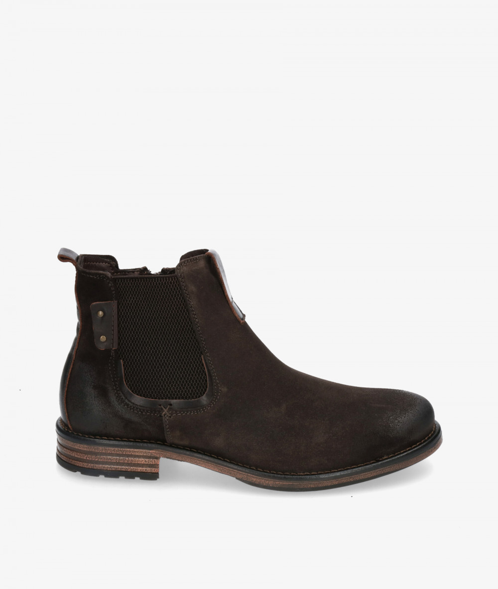 Botas pabloochoa.shoes  CLIFF 01 en serraje marrón Botas pabloochoa.shoes  CLIFF 01 en serraje marrón