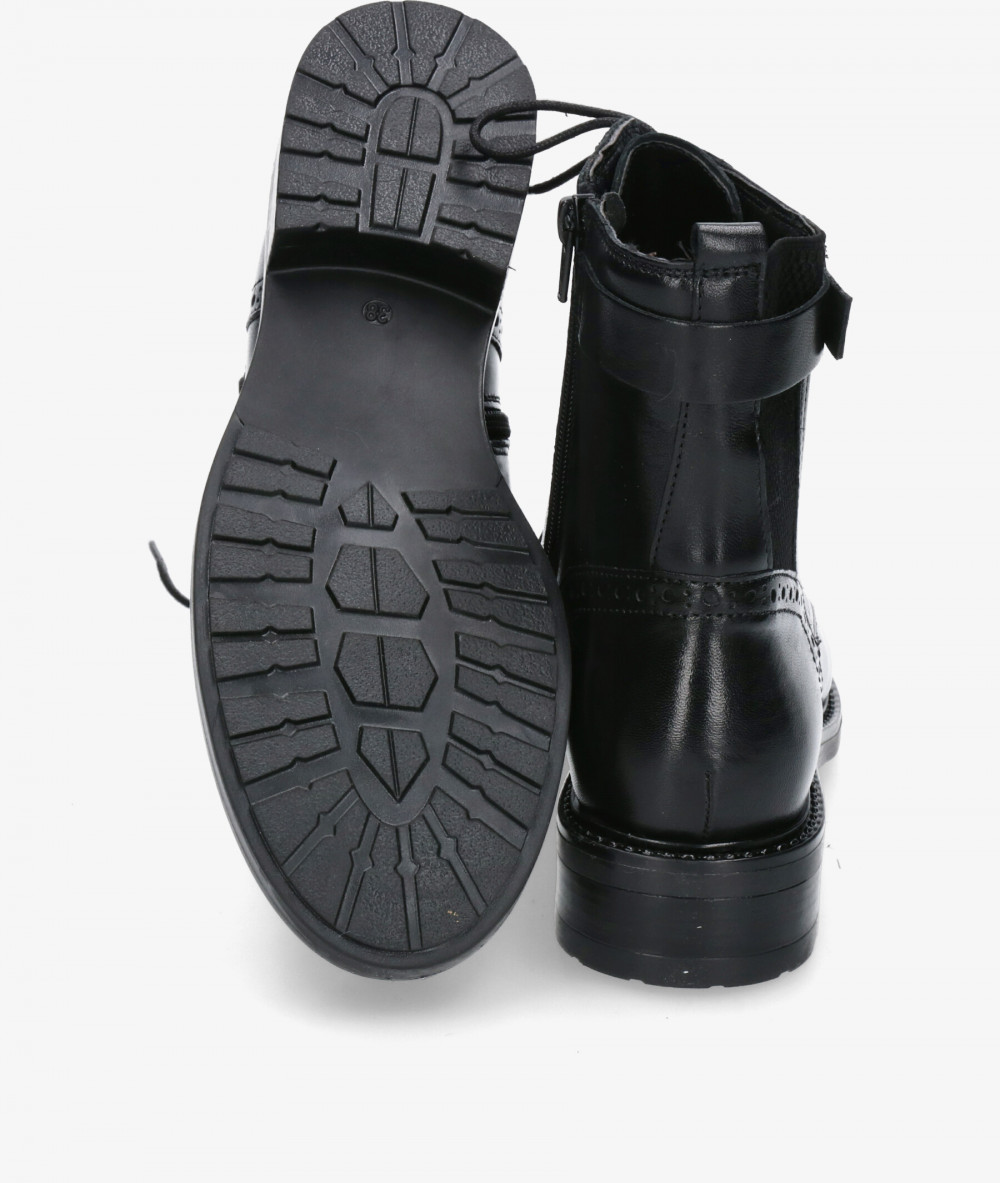 Botines Traveris LOR12-2614 en negro