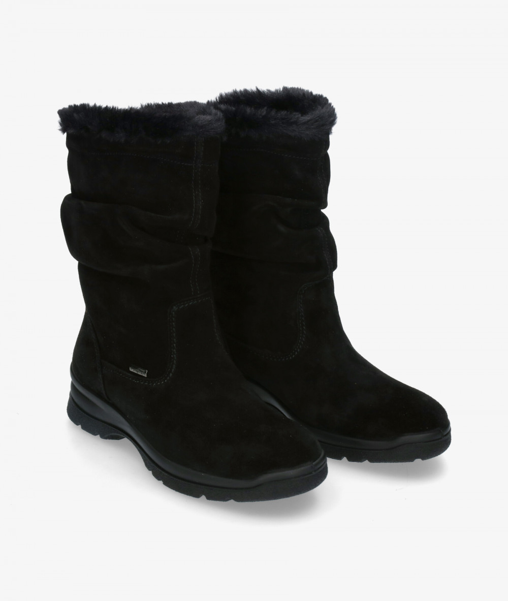 Botas Imac  456699 en serraje negro Botas Imac  456699 en serraje negro