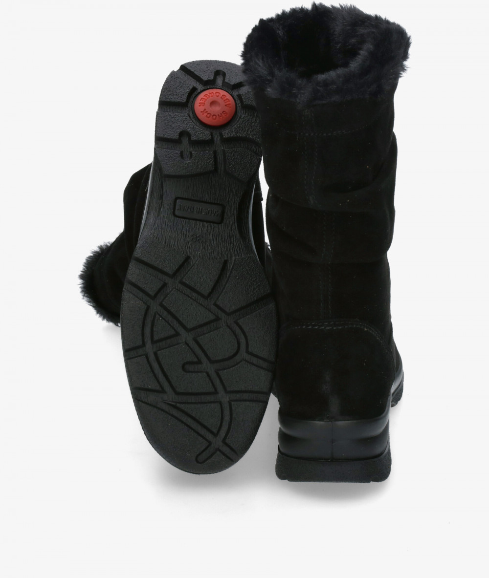 Botas Imac  456699 en serraje negro Botas Imac  456699 en serraje negro