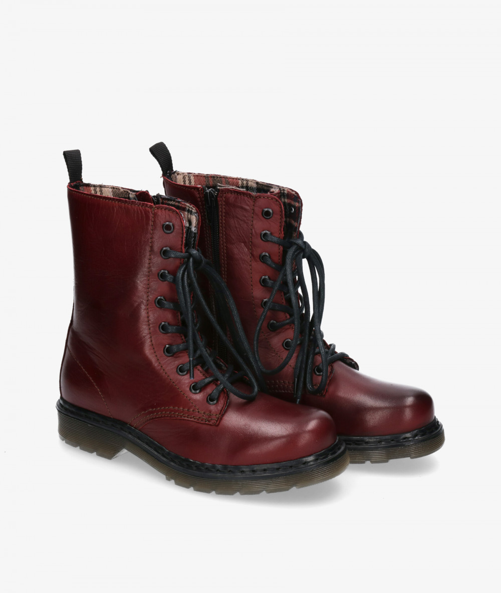 Botines Traveris B1027F en burdeos