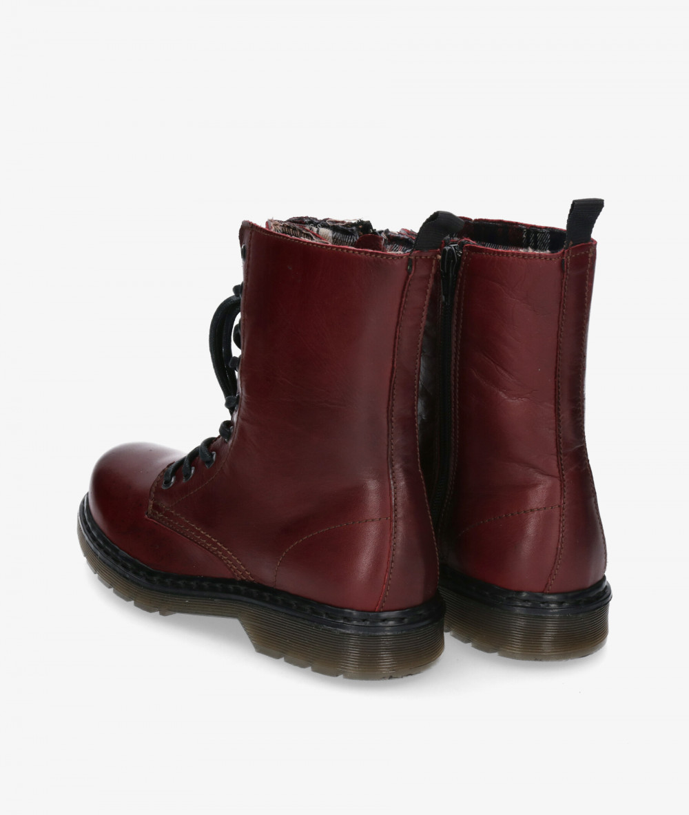 Botines Traveris B1027F en burdeos