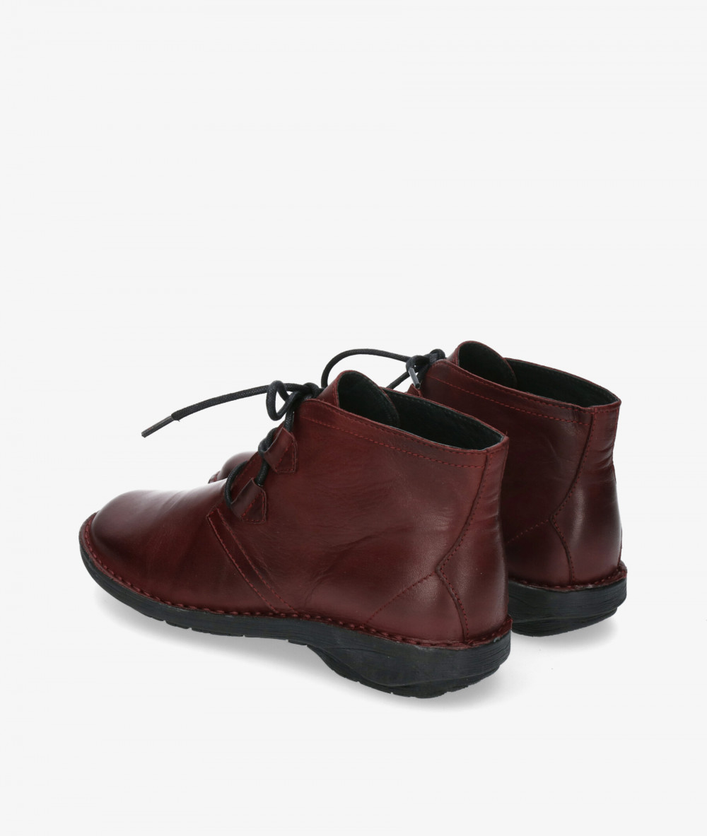 Botines Traveris IB18158 en burdeos