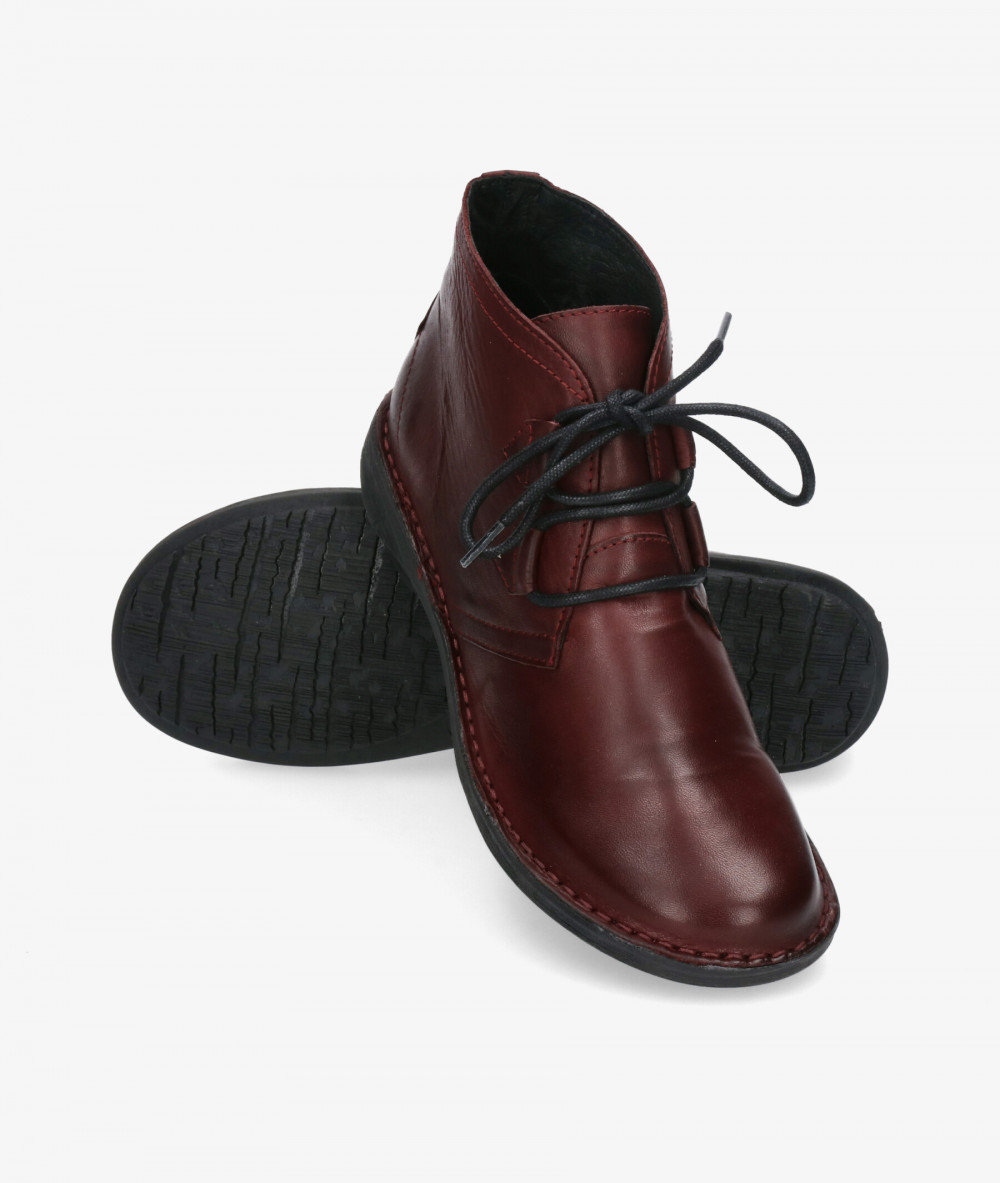 Botines Traveris IB18158 en burdeos