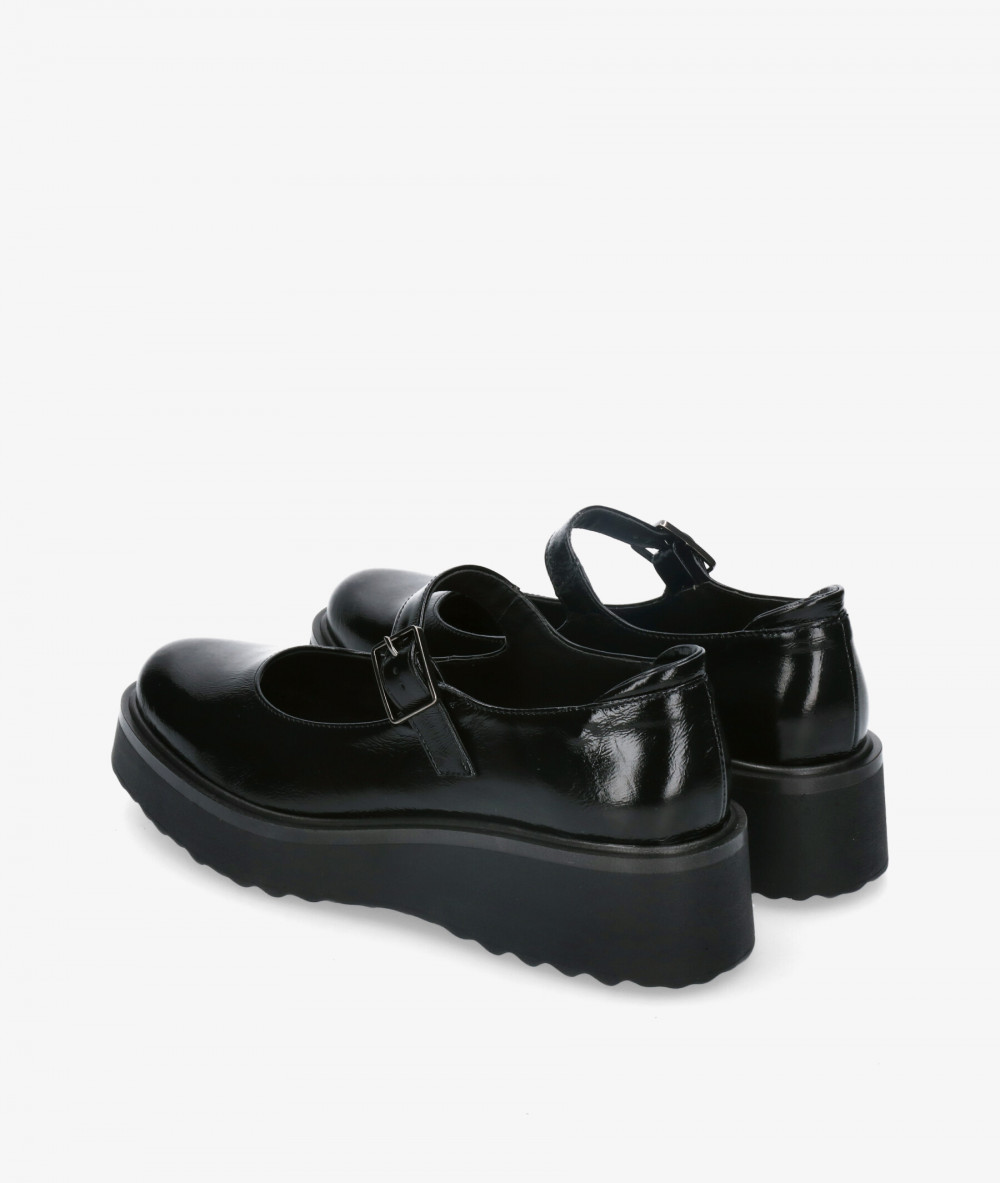 DOBLE PISO bloom&you KALE en charol negro DOBLE PISO bloom&you KALE en charol negro