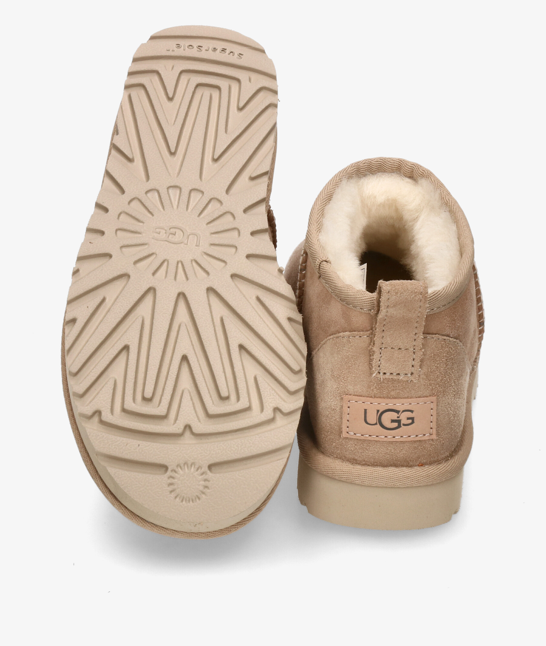 UGG Ankle boots CLASSIC ULTRA MINI in beige