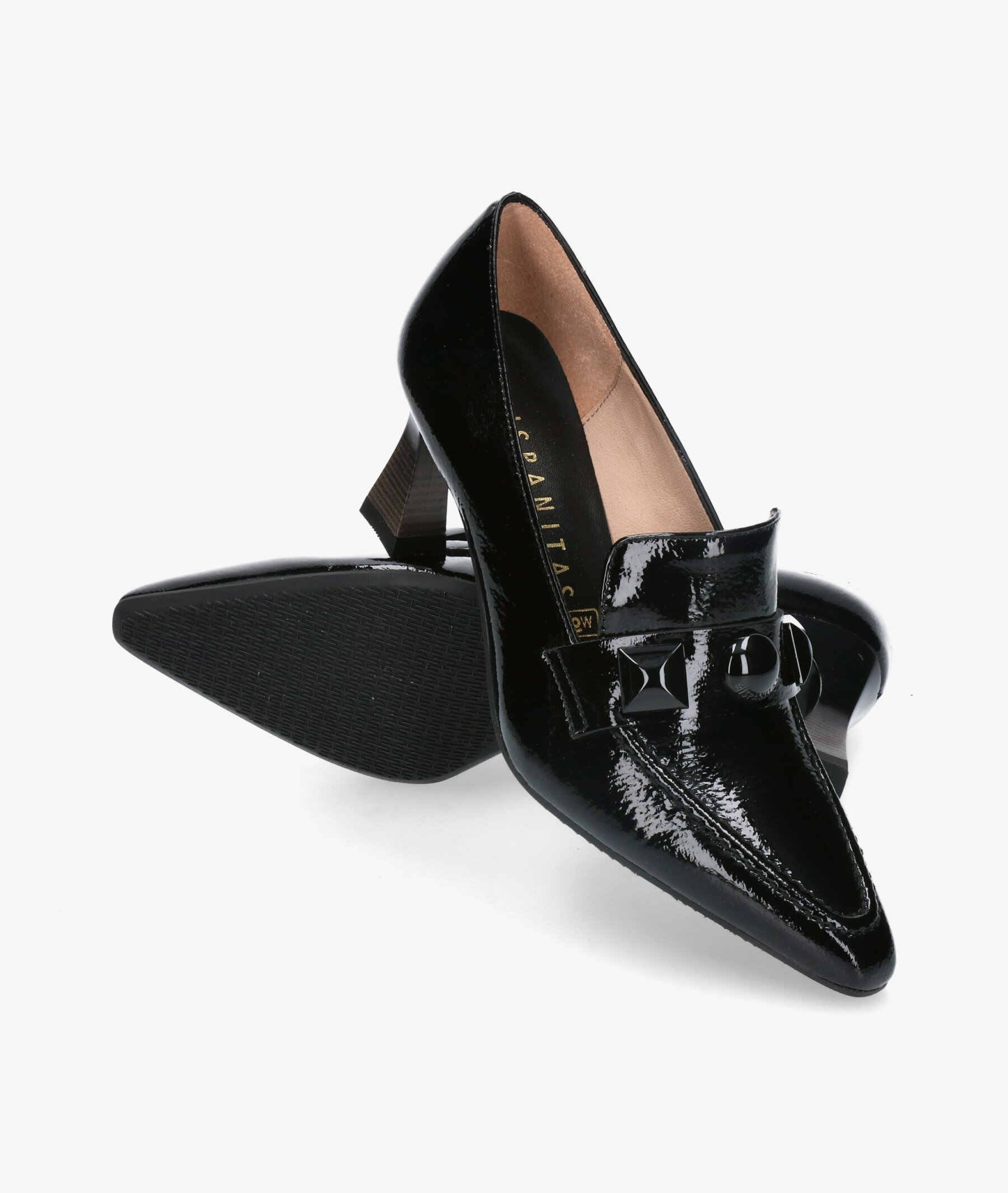 Zapatos de vestir Hispanitas HI232978 en charol negro