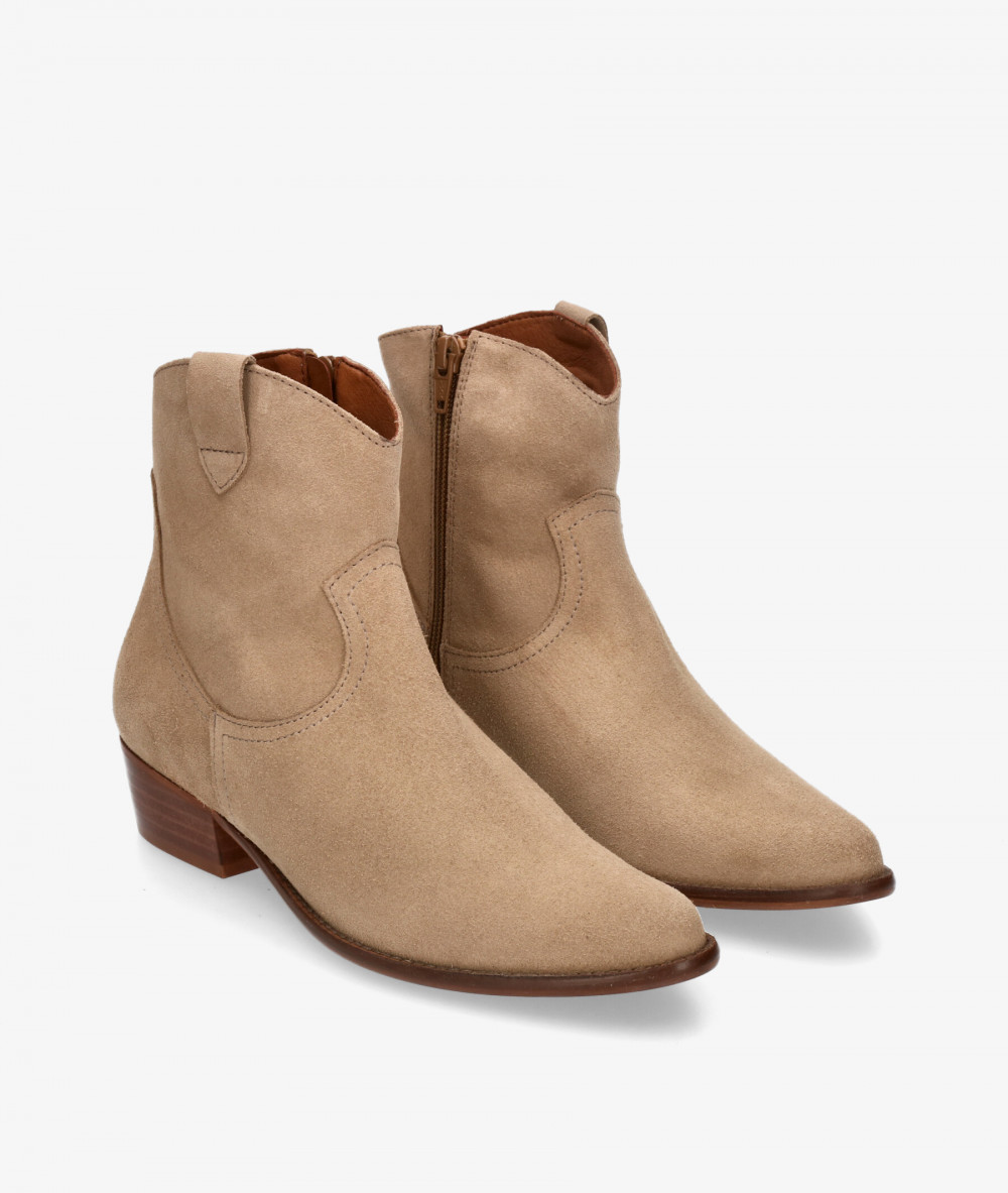 Botines bloom&you  TELMA en serraje beige Botines bloom&you  TELMA en serraje beige