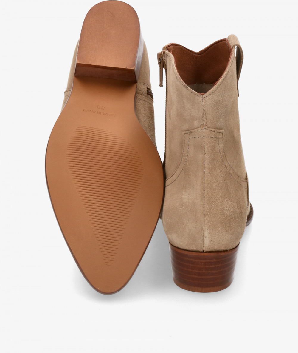 Botines bloom&you  TELMA en serraje beige Botines bloom&you  TELMA en serraje beige