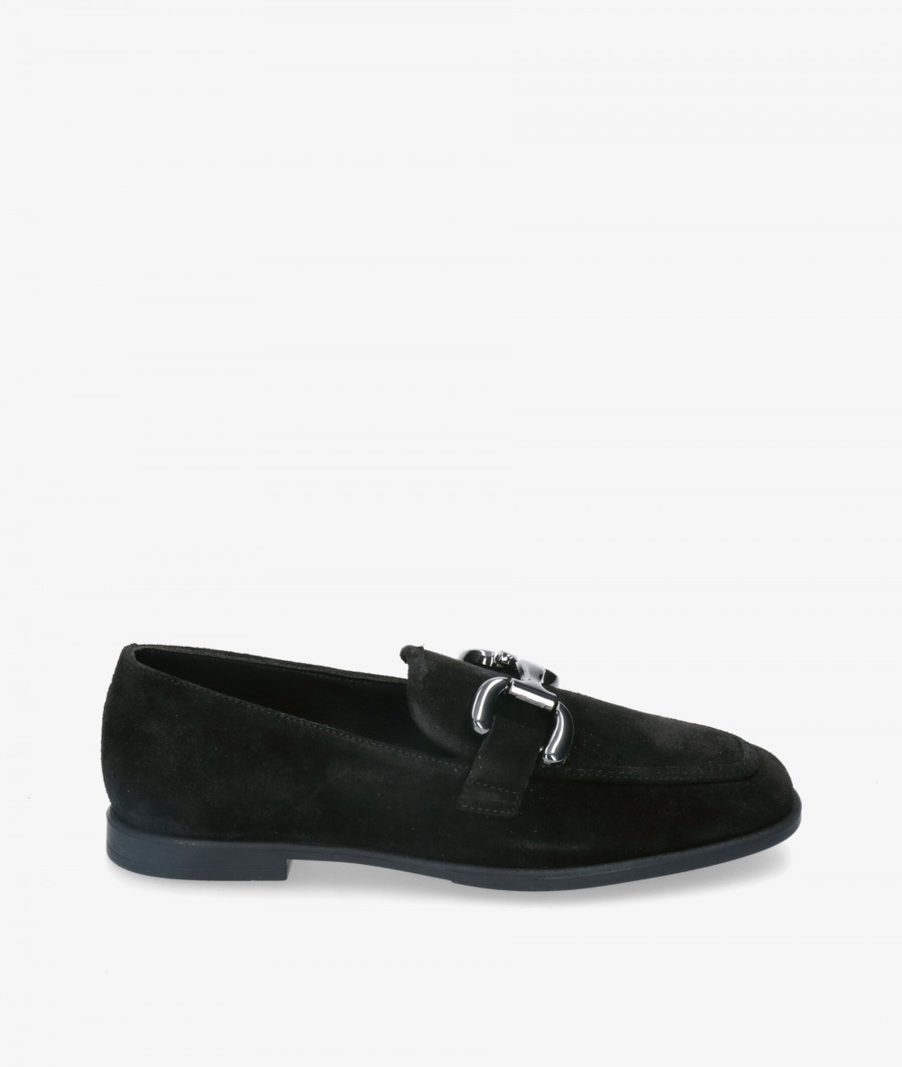Mocasines Viguera 8015 en serraje negro Mocasines Viguera 8015 en serraje negro