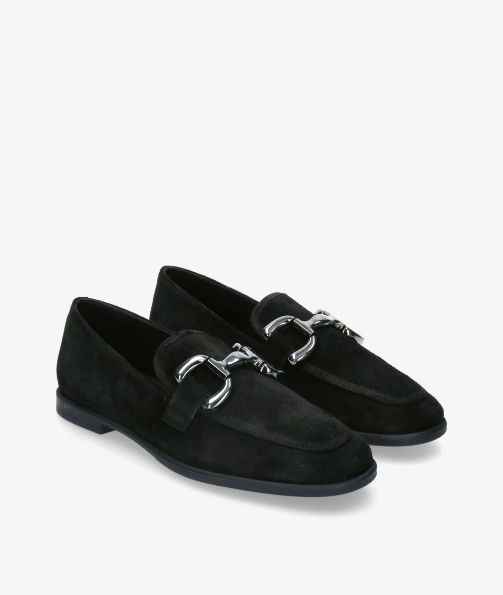 Mocasines Viguera 8015 en serraje negro Mocasines Viguera 8015 en serraje negro