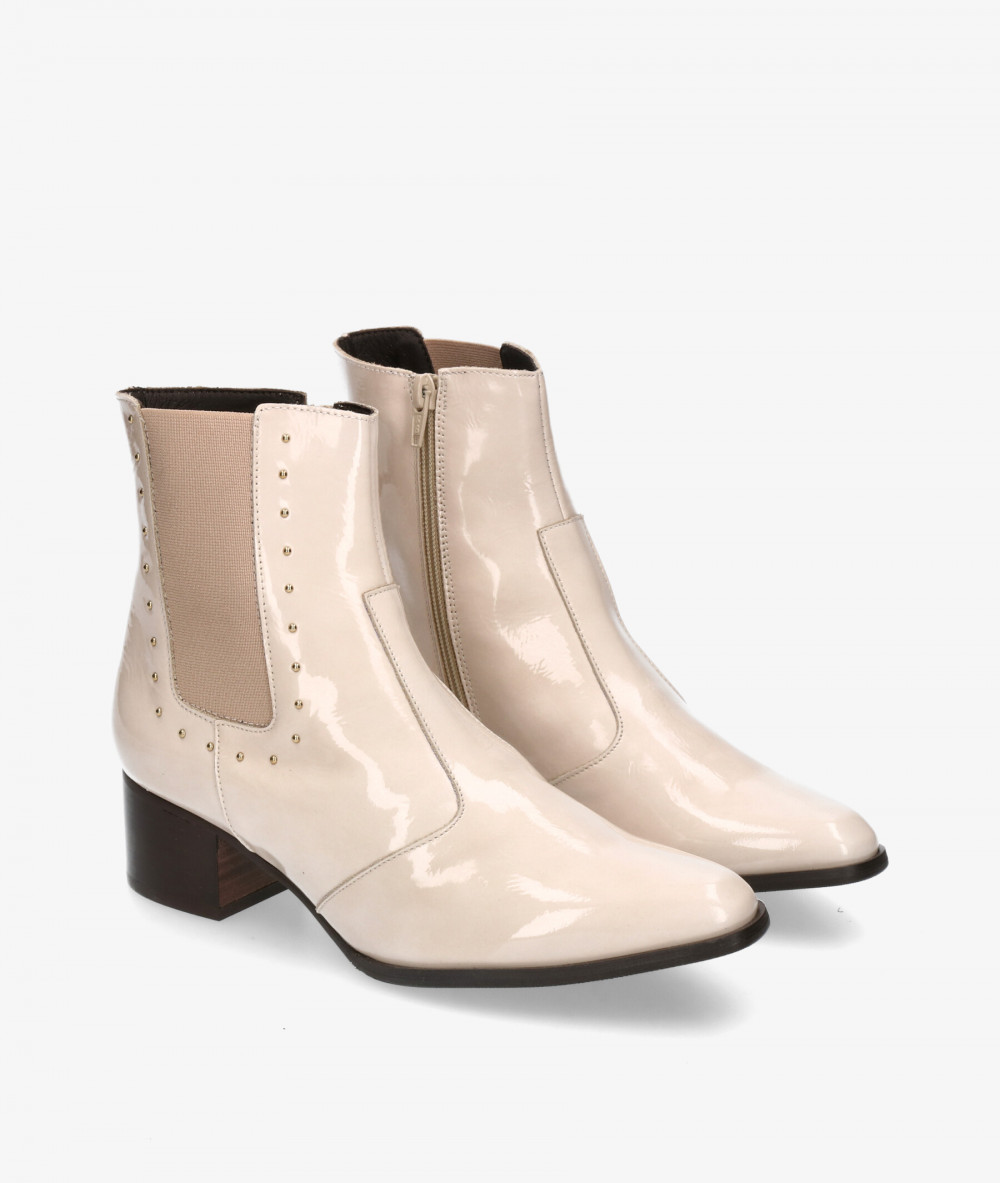 Botines bloom&you STELLA en charol beige