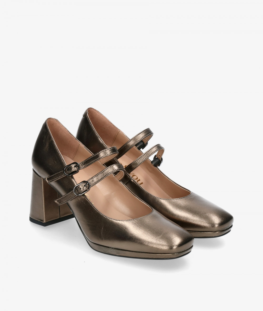 vestir con plataforma bloom&you SABRINA en bronce