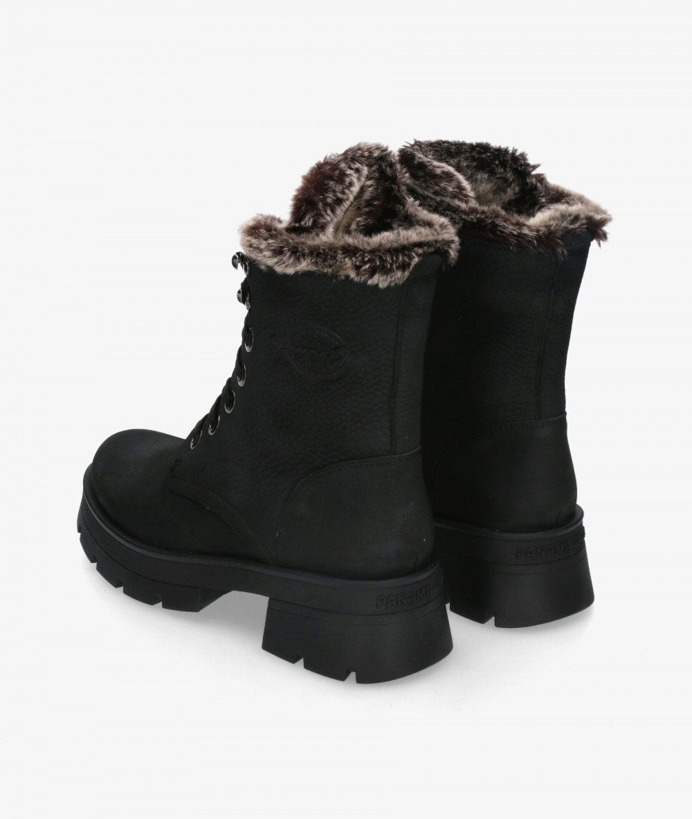 Botines Panamá Jack CLARE B1 en nobuck negro