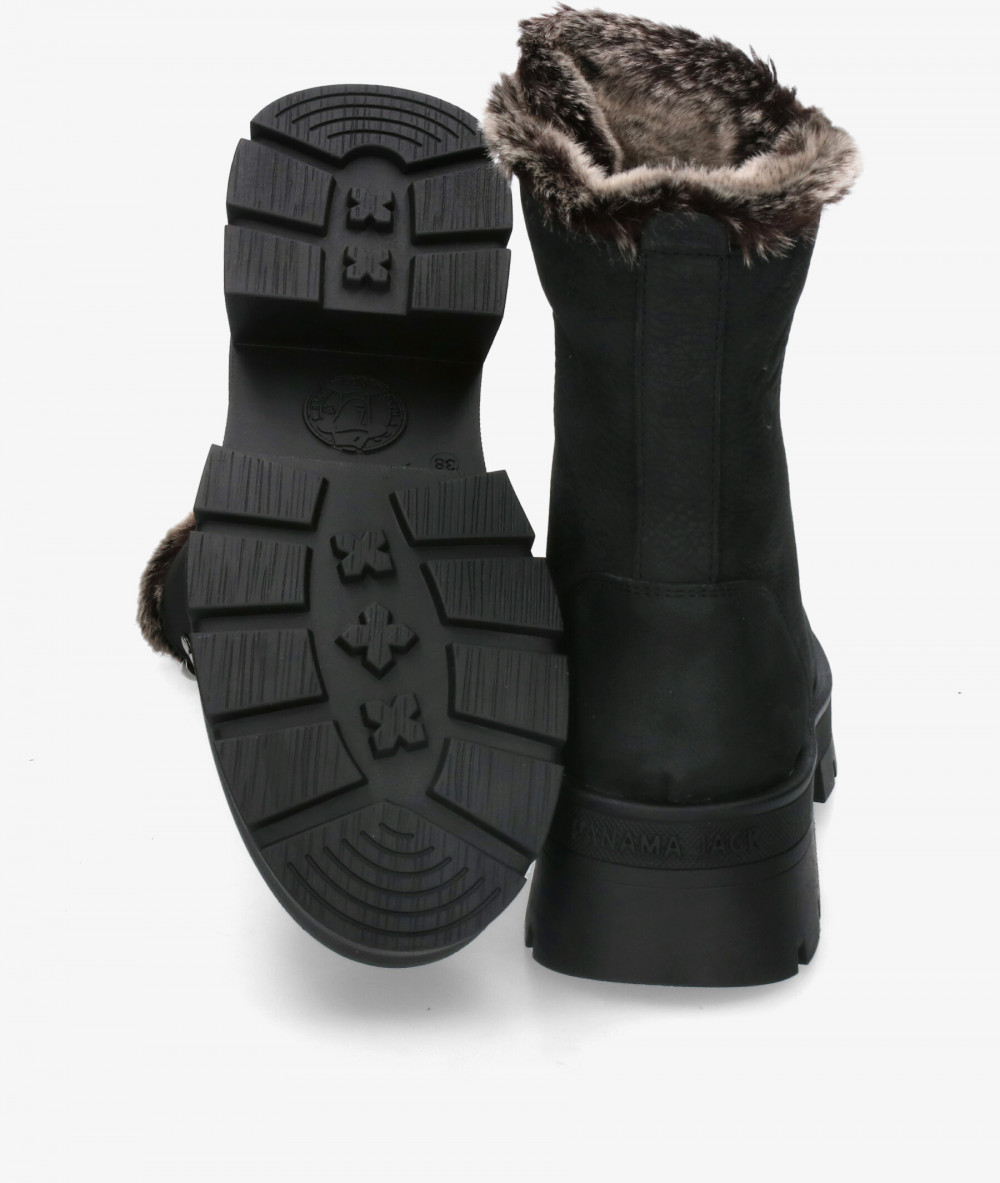 Botines Panamá Jack CLARE B1 en nobuck negro