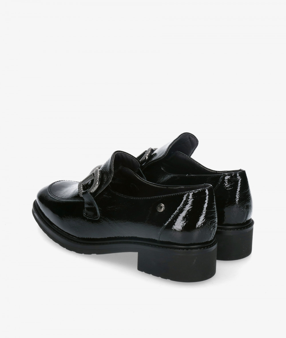 Mocasines pabloochoa.shoes 7160 en charol negro Mocasines pabloochoa.shoes 7160 en charol negro