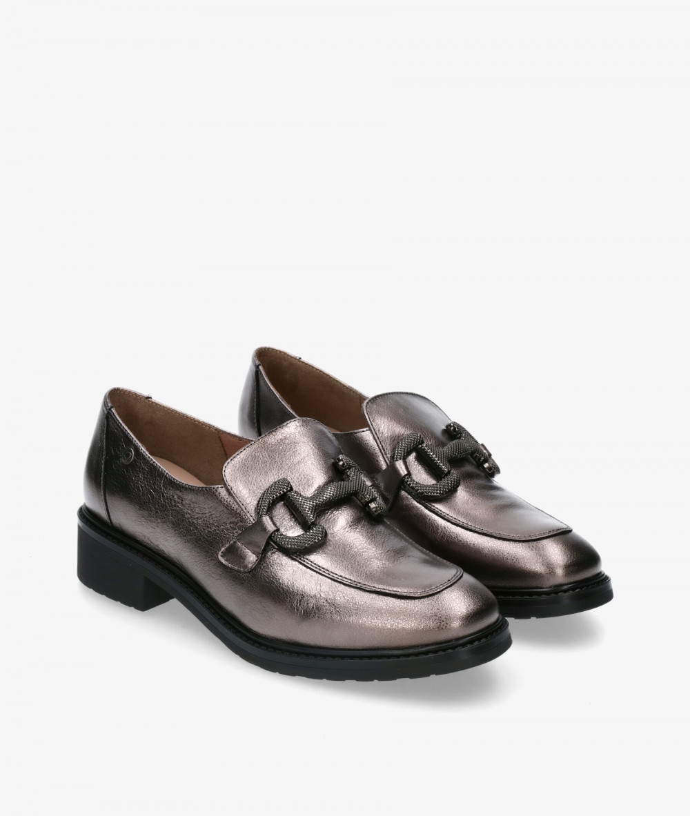 Mocasines pabloochoa.shoes 7160 en plomo Mocasines pabloochoa.shoes 7160 en plomo