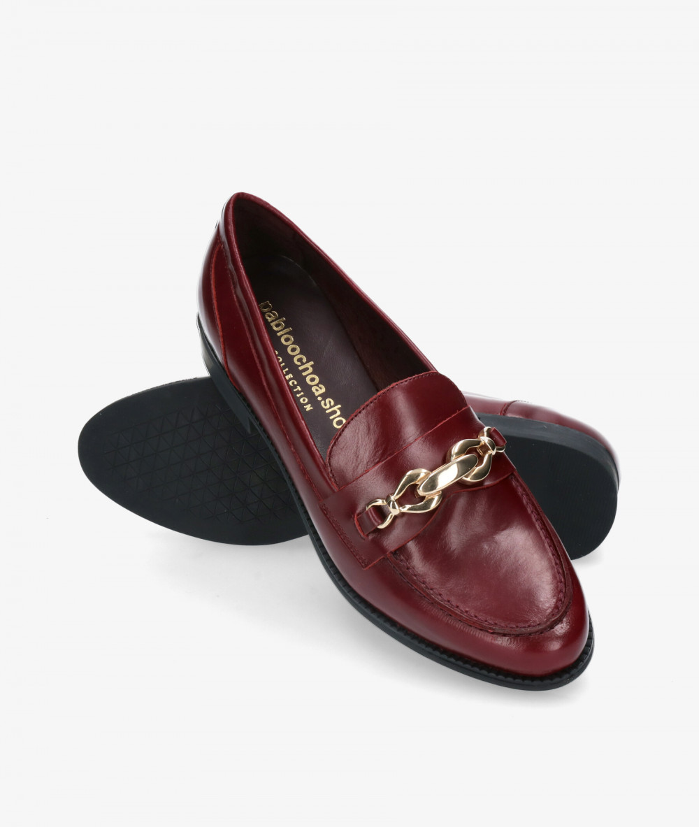 Mocasines pabloochoa.shoes 22536 en burdeos Mocasines pabloochoa.shoes 22536 en burdeos