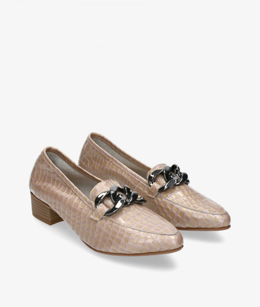 Zapatos de tacón Kénnebec 3972-R en charol beige Zapatos de tacón Kénnebec 3972-R en charol beige