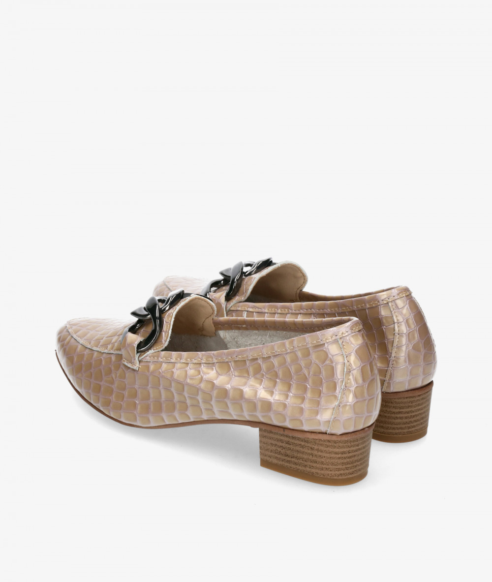 Zapatos de tacón Kénnebec 3972-R en charol beige Zapatos de tacón Kénnebec 3972-R en charol beige