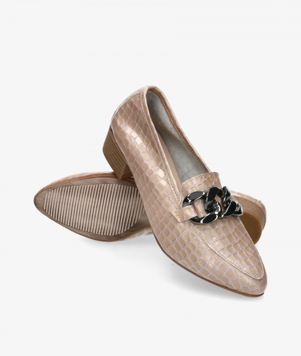 Zapatos de tacón Kénnebec 3972-R en charol beige Zapatos de tacón Kénnebec 3972-R en charol beige