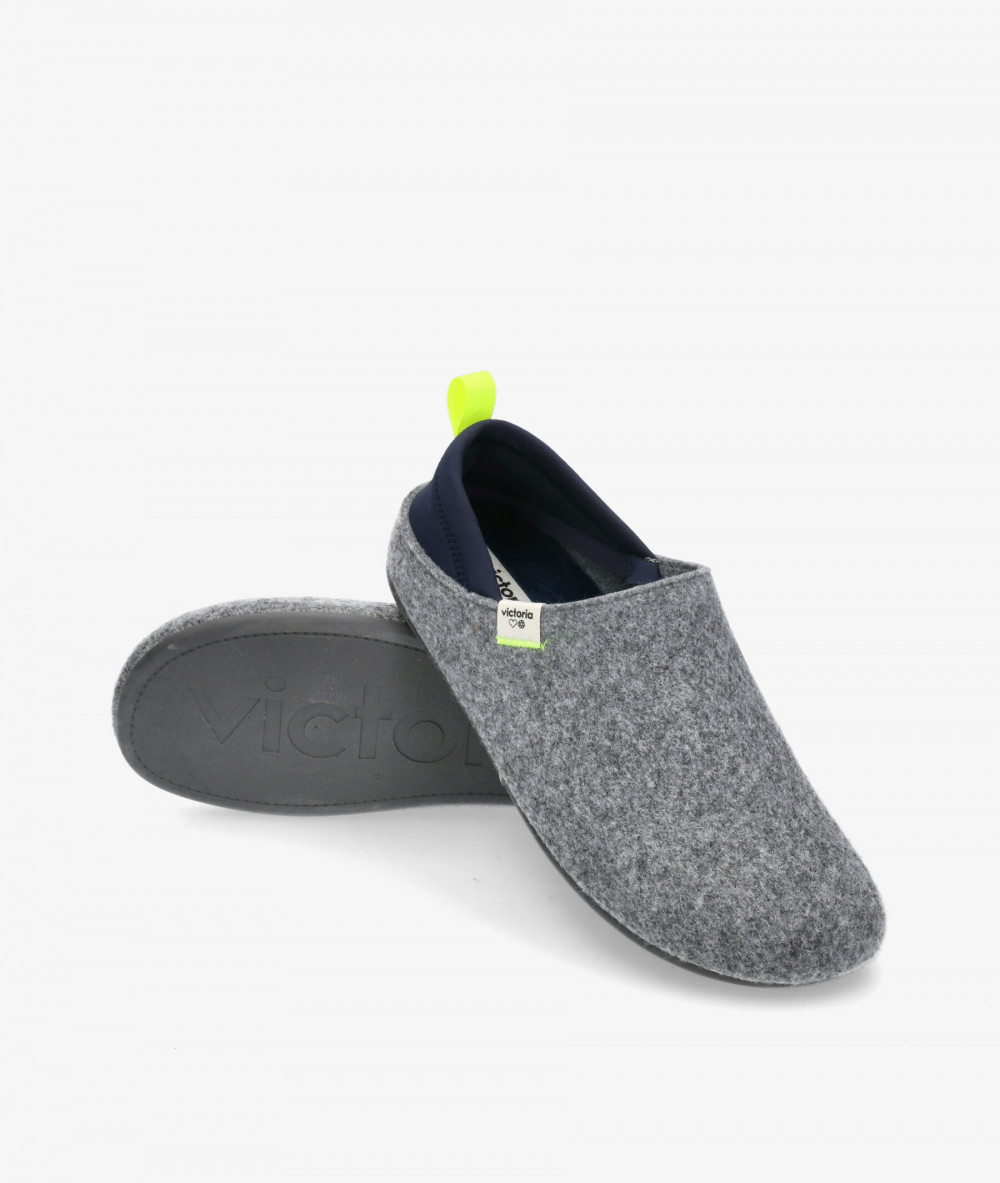 Zapatillas de casa Victoria  1081115 en gris